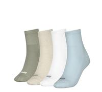 PUMA Femme Heart Logo Chaussettes, Bleu/vert, 35-38 EU