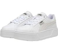 PUMA Femme Karmen Logobsession Basket, Blanc Blanc Or, 38.5 EU