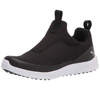 PUMA Femme Laguna Fusion Slip-on Chaussure de Golf, Noir/argenté, 40 EU