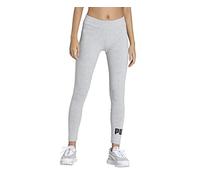 PUMA Femme Logo Leggings, Light Grey Heather, XS EU