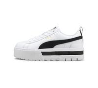 PUMA Baskets Mayze Lth Femme, Chaussures, Blanc, 40 40