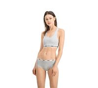 Puma Femme Mini Short sous-vêtement, Blanc/Gris/Noir, XL EU