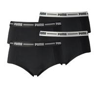 Puma Femme Mini Shorts - Emblématique, Doux Coton Modal Stretch, 4er Paquet
