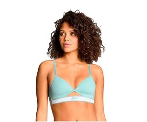 PUMA Femme P Boo Triangle Top Soutien-Gorge De Sport, Menthe, XL EU