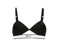 PUMA Femme Peek-a-Boo Triangle Top Soutien-Gorge De Sport, Noir, M EU