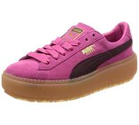 Puma Femme Platform Trace Block WNS Suede Carmine Rose-Winetasting Formateurs 40 EU