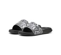 PUMA Femme Popcat 20 Snake Chic Sandale Glissante, Black Silver, 37 EU