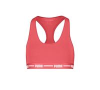 PUMA Femme Racer Back Soutien-Gorge De Sport, Corail, XS EU