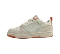 PUMA Femme Rebound v6 Low Coquette Sneaker, Alpine Snow-Deeva Peach, 36 EU