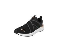 PUMA Femme Softride Harli Slip on WNS Chaussures, Noir Blanc Gold, 38 EU