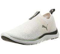 PUMA Femme Softride Remi Slip-on Knit Wn's Chaussure de Course sur Route, Blanc Chaud foncé Loden Lux Army, 40.5 EU
