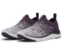 PUMA Femme SOFTRIDE REMI Slip-on Knit Wn's Chaussure de Course sur Route, Midnight Plum-Lilac Frost White, 42.5 EU