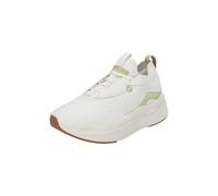 PUMA Femme Softride Stakd Premium WNS Road Running Shoe, Warm White-Pistachio Green Gold, 42 EU