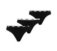 PUMA Femme String sous-vêtement, Noir, M EU