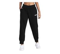 PUMA Pantalon de sport 'Essential' noir / blanc, Taille XS