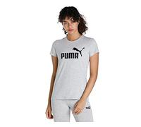 PUMA Femme T-Shirt, Gris (Light Gray Heather), M