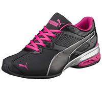 PUMA Femme Tazon 6 Chaussures de Cross-Trainer, Noir Argenté/Betterave Violet, 38 EU
