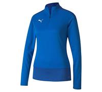 PUMA Femme Teamgoal 23 1/4 Zip Top W Pull, Electric Blue Lemonade-team Power Blue, M EU