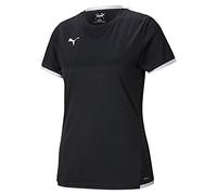 PUMA Femme Teamliga Jersey W Shirt, Puma Noir-puma Blanc, S EU