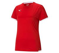 PUMA Femme Teamliga Jersey W Shirt, Puma Rouge- Puma Blanc, L EU