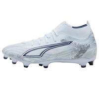 PUMA Chaussures de Football Ultra 6 Match+ FG/AG WN pour Femme, Bleu Glacial, Bijou Blanc-Bleu, 37 EU, ICY Blue PUMA White Blue Jewel, 37 EU