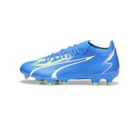 PUMA Femme Ultra Match FG/AG Wn's Chaussure de Football, Bleu/Blanc, 39 EU