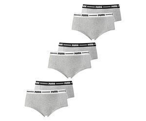 PUMA Femmes Iconic Mini Short 603033001 6er Paquet - 328 Gris/Gris, XL