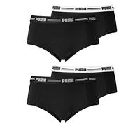 Puma Femmes Iconic Mini Shorts 4 Paquet - Black (200), M
