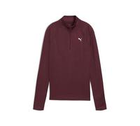 Puma Femmes Velocity Cloudspun 1/4 Zip Longsleeve Vêtements De Course Maillot De Course Ruby Shimmer-Heather - Rouge 42