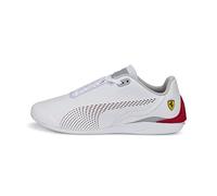 PUMA Ferrari Drift Cat Decima Baskets pour femme, Puma White-Rosso Corsa, 42.5 EU