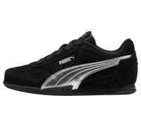 PUMA Bella Donna SD Metallic AC PS Baskets pour Enfant Noir/argenté Pointure 38, Puma Black Puma Silver, 1.5 UK Child