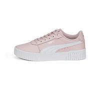 Baskets - Puma - Carina 2.0 - Rose/Blanc/Argent - Enfant - Cuir - Confort Exceptionnel 37