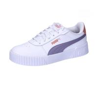 PUMA Fille Carina 2.0 Jr Baskets,Puma White Pale Plum Deeva Peach,37.5 EU