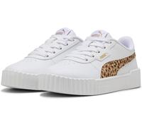 PUMA Fille Carina 3.0 Animal PS, Puma White Light Sand Puma Gold, 30 EU