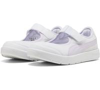 PUMA COURTFLEX V3 Lina V PS Basket, White-Lilac Frost, 34.5 EU