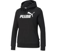 Sweatshirt à capuche Puma Essentials Logo noir blanc femme - S