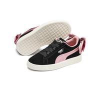 Puma Fille Suede Bow AC PS Baskets, Multicolore Black-Bridal Rose 18, 34 EU