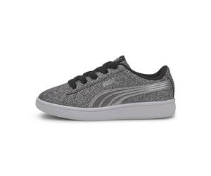 Puma Fille Vikky V2 Glitz AC PS Baskets, Gris Black Silver White 01, 32 EU