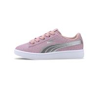 Puma Fille Vikky V2 Glitz AC PS Baskets, Rose (Bridal Rose Silver White 02), 34 EU