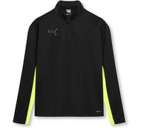 Puma Finesse Performance Quarter Zip Drill Top Mens Noir/Jaune XL Male