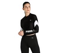 Sweatshirt Puma Fit Eversculpt Half Zip noir blanc femme - M