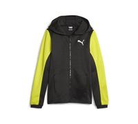 PUMA Fit Full Zip DK B Sudation Garçon, Noir, 128