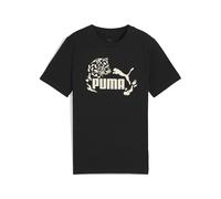 PUMA Flaming Love Graphic Tee G, T-Shirts Fille, PUMA Black,