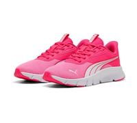 PUMA FLEXFOCUS Lite Modern JR Sneaker, Glowing Pink-Posie Pink White, 38 EU