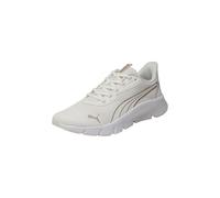 PUMA Flexfocus Lite Modern Woven Warm White-P Botte basse unisexe adulte, Blanc chaud Puma White Puma Gold, 39 EU