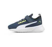 PUMA Flyer Runner V Inf, Baskets Mixte Enfant, Vert Flash Puma Blanc Puma Noir, 35.5 EU