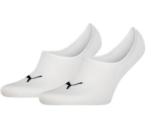 Puma Footie 2er Pack Socks Chaussettes 43-46 Blanc