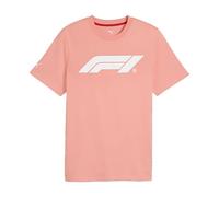 PUMA Formule 1 Essentials T-Shirt à Grand Logo Homme - Rose - Taille : M