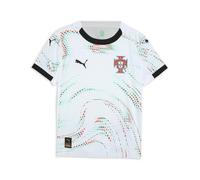 Puma Fpf Portugal Replica 2025 Away Junior Short Sleeve T-shirt Blanc 11-12 Years Enfants