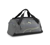 PUMA Fundamentals Sports Bag S, Sac de sport Adultes unisexes, Mineral Gray-Lime Sheen, OSFA -